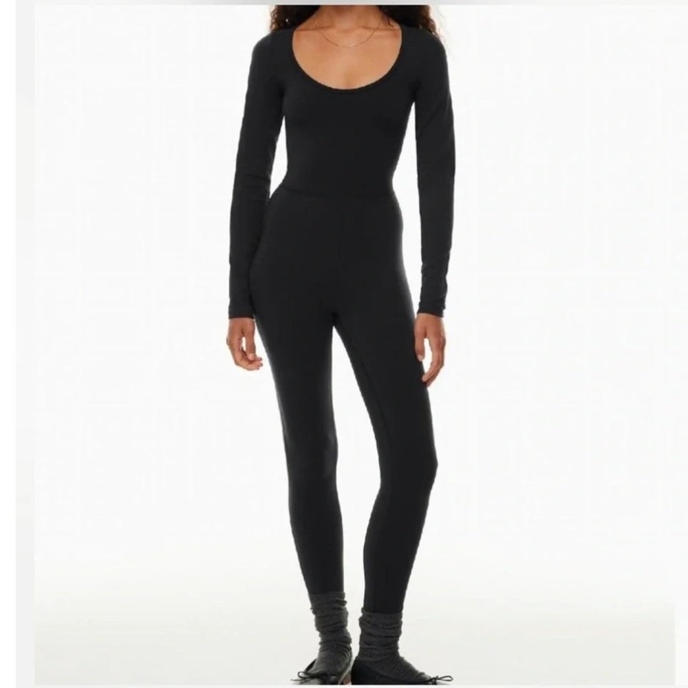 Aritzia Wilfred Free Long Sleeve Jumpsuit Black‎ Size 2XS